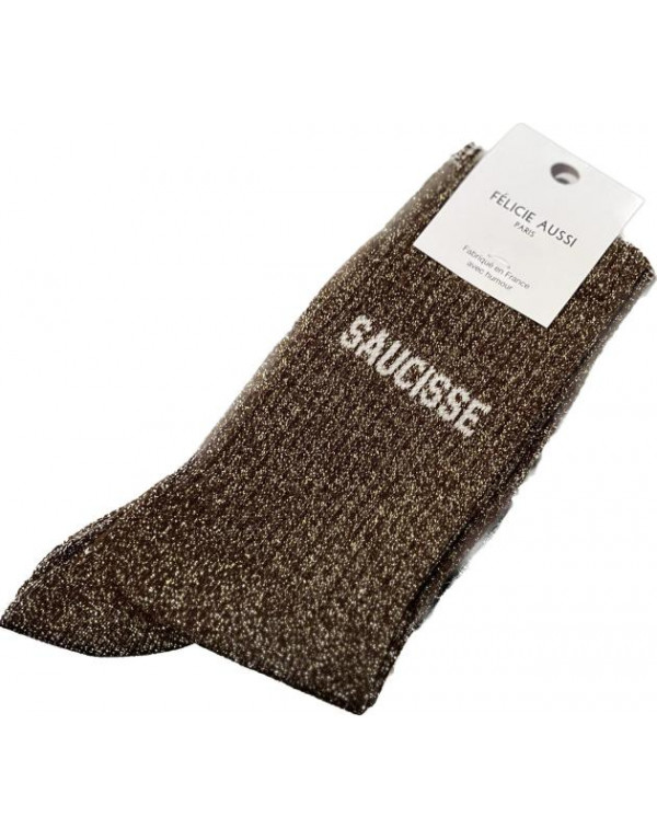 Chaussettes SAUCISSE Cacao...