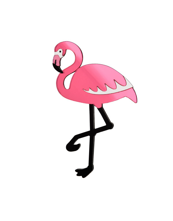 Broche FLAMAND ROSE