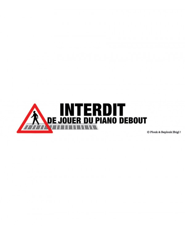 AUTOCOLLANT Interdit de...