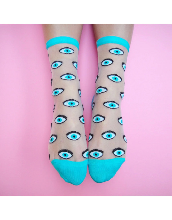 Chaussettes transparentes OEIL