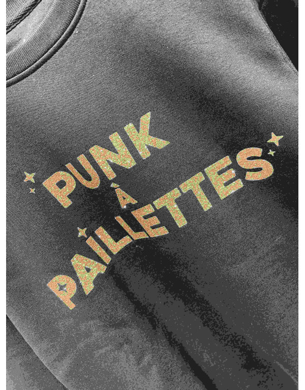 Sweat PUNK A PAILETTES Noir...