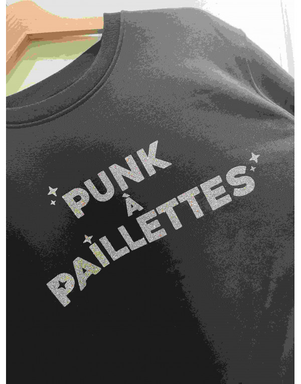 Sweat PUNK A PAILETTES Noir...