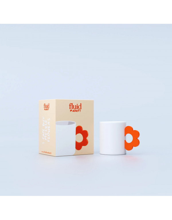 Mug FLOWER Orange